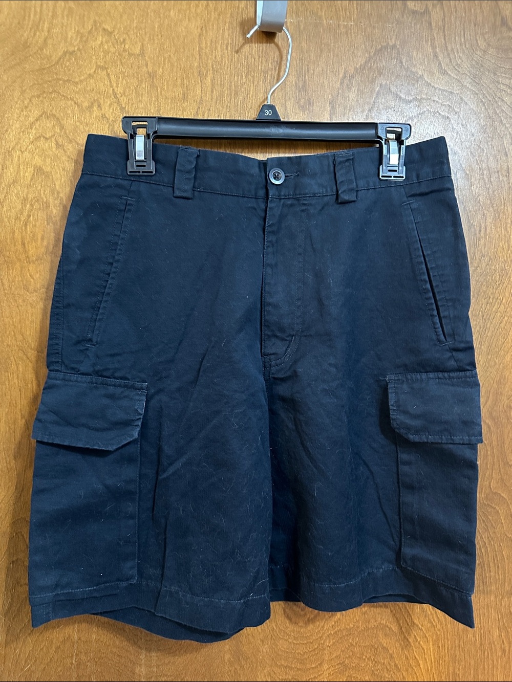 Nautica Explorer Men's Loose Fit Cargo Shorts - Navy Blue